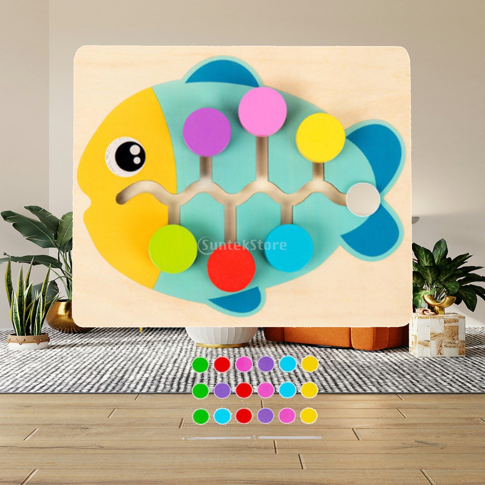 Strategy Board Game - Puzzle a Scorrimento in Legno con