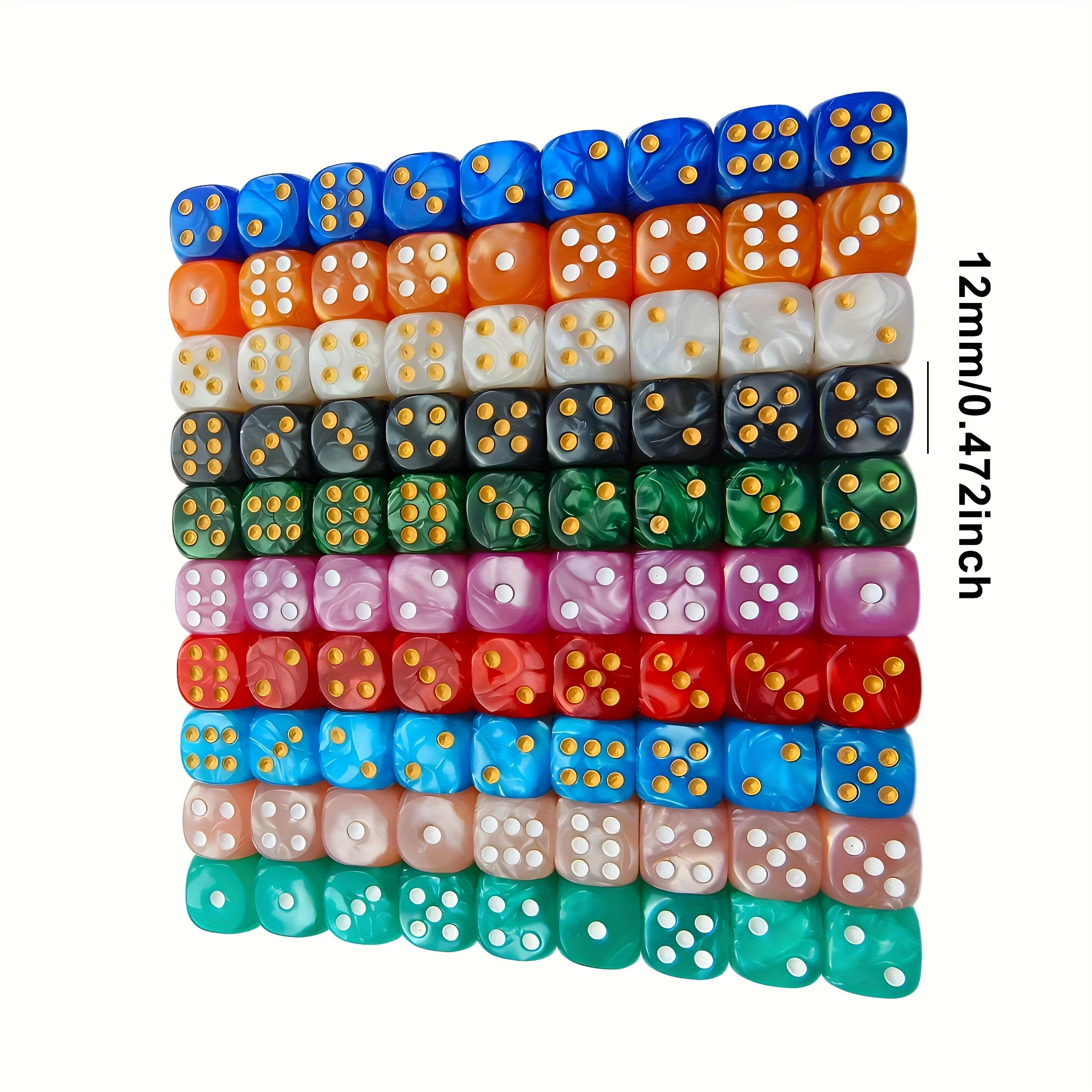 10 Pezzi Dadi D6 con Effetto P - Board Game Live recensione e prezzo