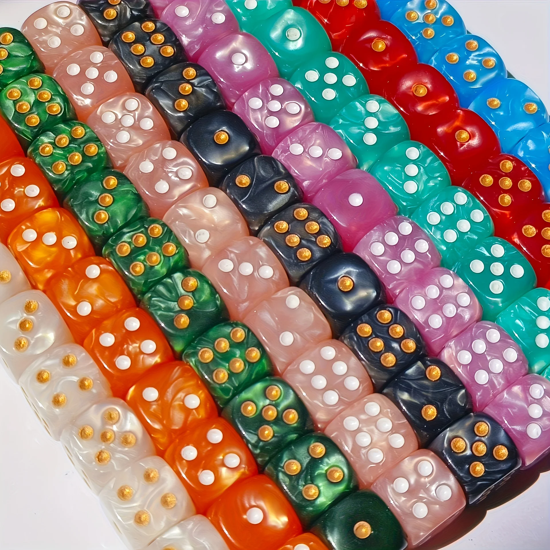 10 Pezzi Dadi D6 con Effetto P - Board Game Live recensione e prezzo