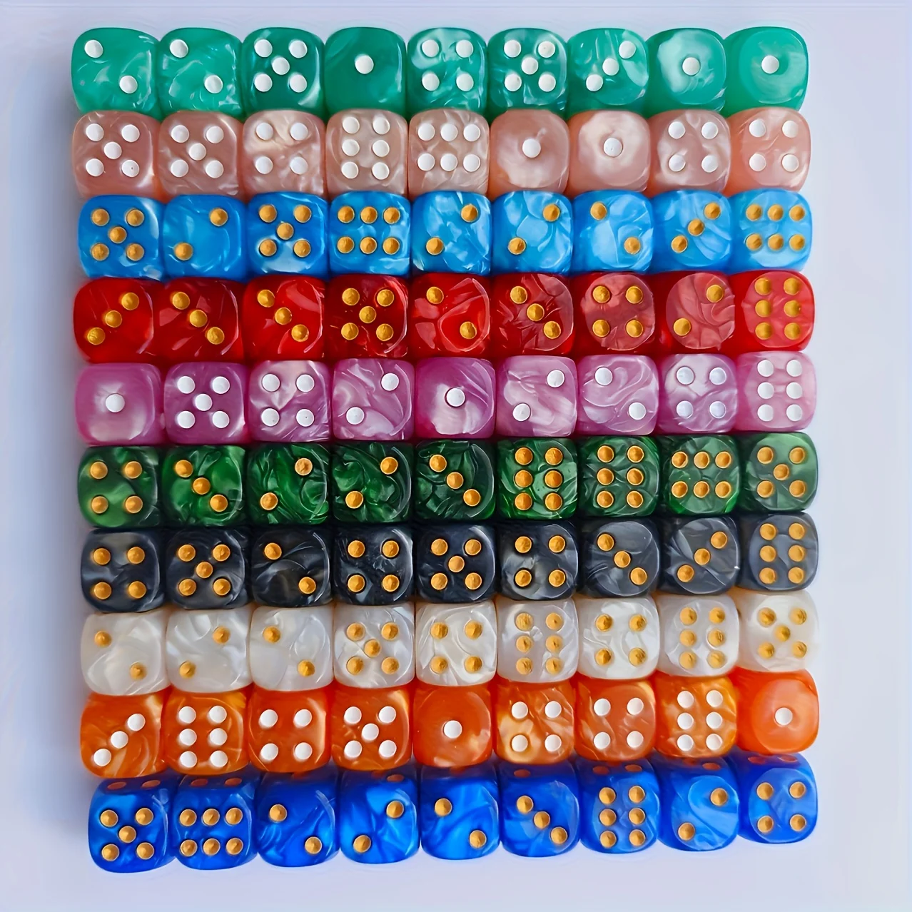 10 Pezzi Dadi D6 con Effetto P - Board Game Live recensione e prezzo